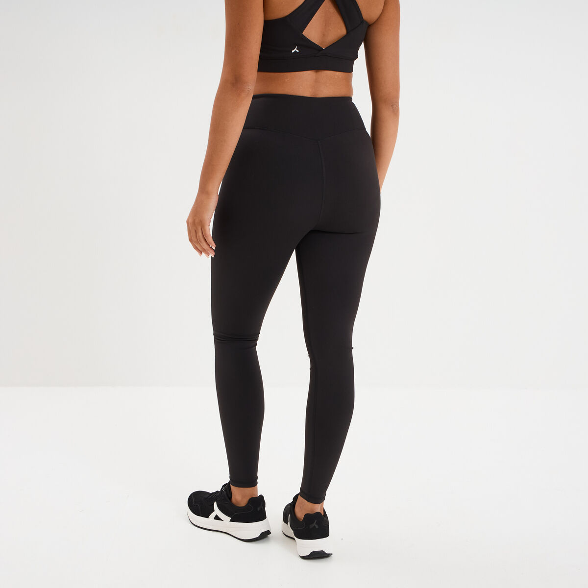Legging de sport taille haute noir femme
