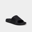 Mules &agrave; bride large bout rond noir homme