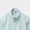 Gilet effet polaire zipp&eacute; col montant bleu gris fille