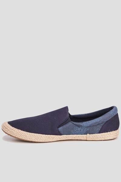 Loafers en toile Creeks bleu marine homme