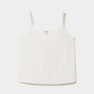 D&eacute;bardeur broderie anglaise blanc femme