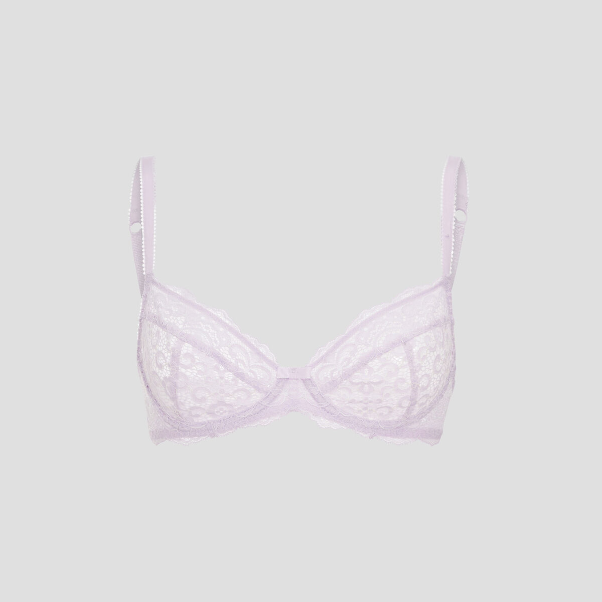 Soutien-gorge corbeille sans coque parme femme