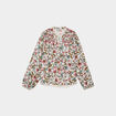 Chemise fluide &eacute;paules smock&eacute;es multicolore femme