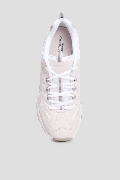 Baskets running mémoire forme Skechers rose femme