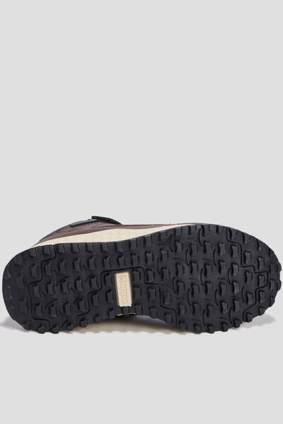 Baskets montantes Kappa Andem marron foncé garçon