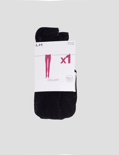 Collants résille noir femme