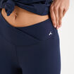 Legging de sport taille haute bleu marine femme