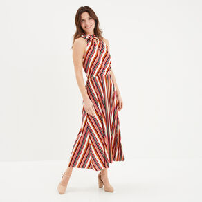 robe longue encolure americaine ecru femme Robe longue encolure américaine ecru femme