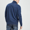 Pull avec col roulé bleu marine homme