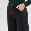 Jeans wide leg Liberto noir femme