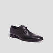 Derbies à bouts carrés noir homme