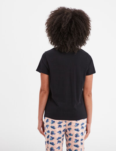 Ensemble pyjama Lilo et Stitch noir femme