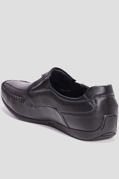 Chaussures bateau noir homme