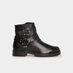 Bottines en cuir zippée Liberto noir femme
