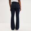 Jeans flare 5 poches denim brut femme