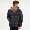 Blouson r&eacute;versible coupe-vent d&eacute;perlant marron homme