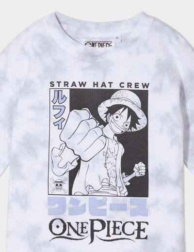 T-shirt manches courtes One Piece Luffy multicolore garçon