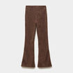 Pantalon bootcut stretch marron fille