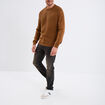 Jean stretch coupe regular denim noir homme