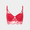 Soutien-gorge corbeille à coque rose framboise femme