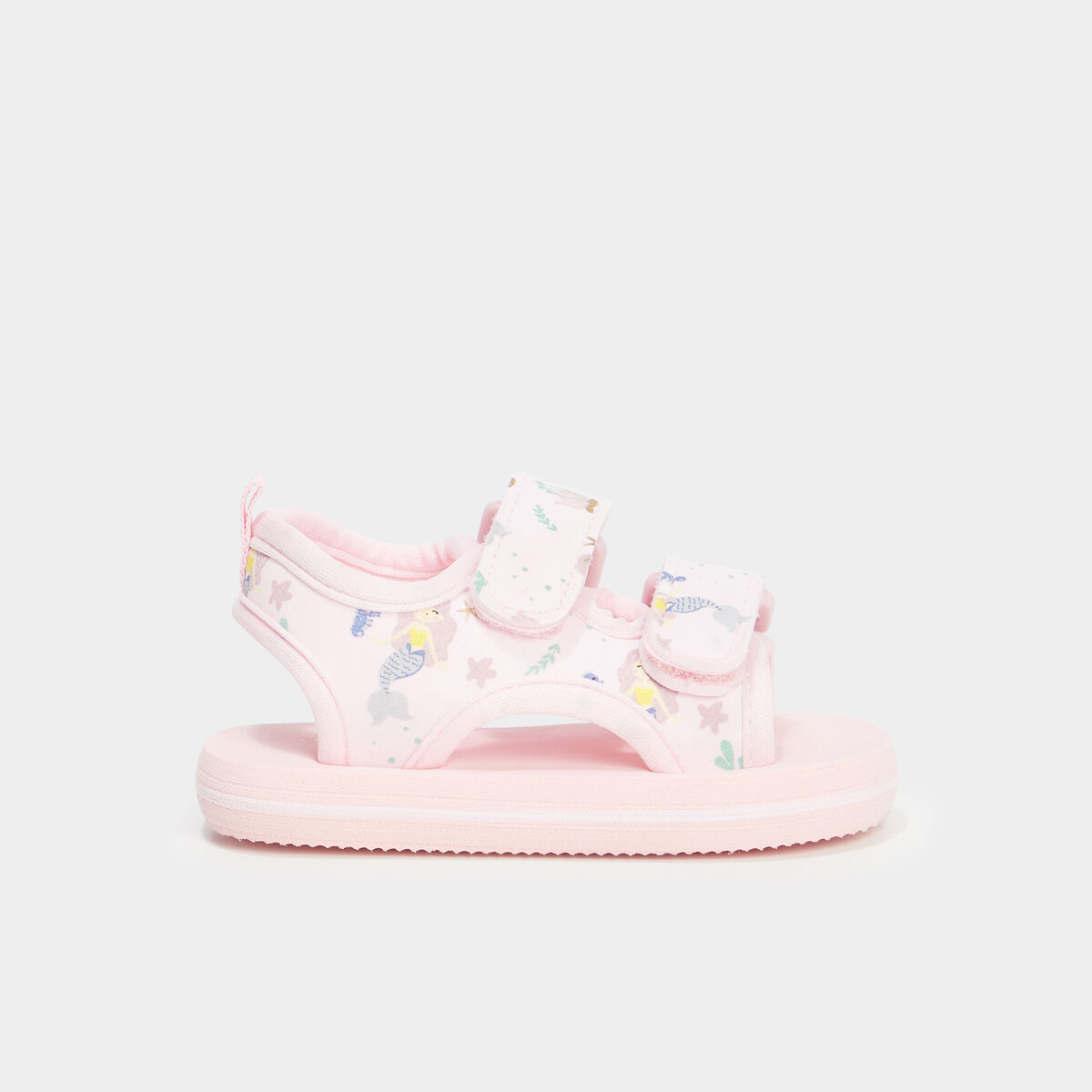 Sandales à scratchs multicolore bébé fille