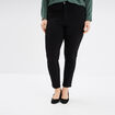 Pantalon skinny taille standard noir femme grande taille
