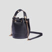 Sac seau avec poignée noir femme