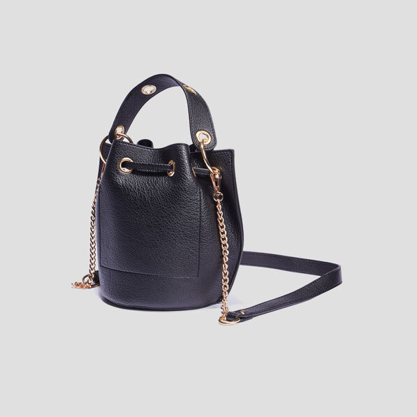sac seau avec poignee noir femme Sac seau avec poignée noir femme