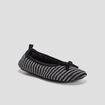Chaussons ballerines noir femme