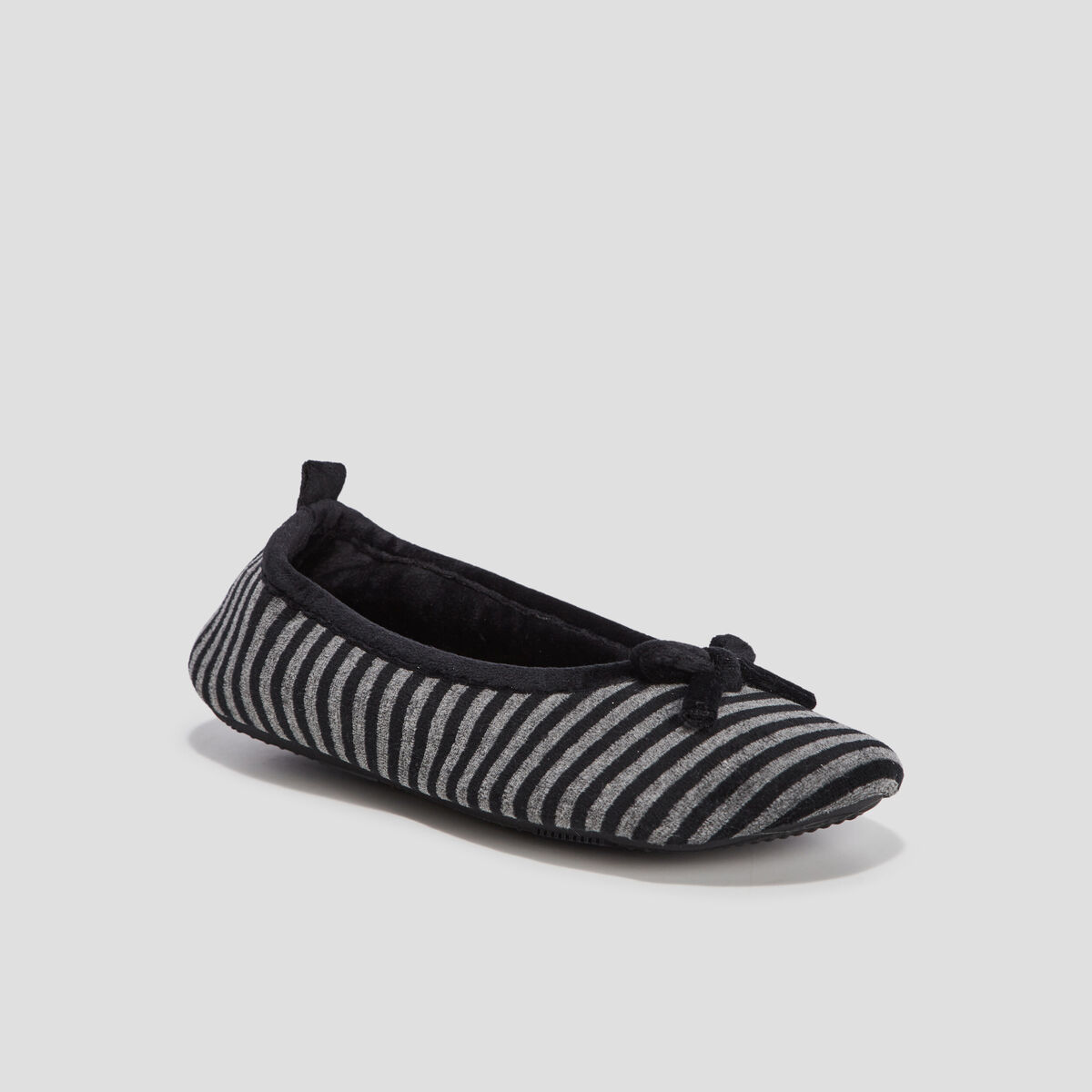 Chaussons ballerines noir femme