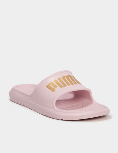 Claquettes de plage Puma rose femme