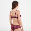 Soutien-gorge corbeille paddé dentelle rouge femme