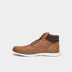 Bottines montantes &agrave; lacets marron homme