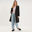 Polo manches longues coton rose pastel femme