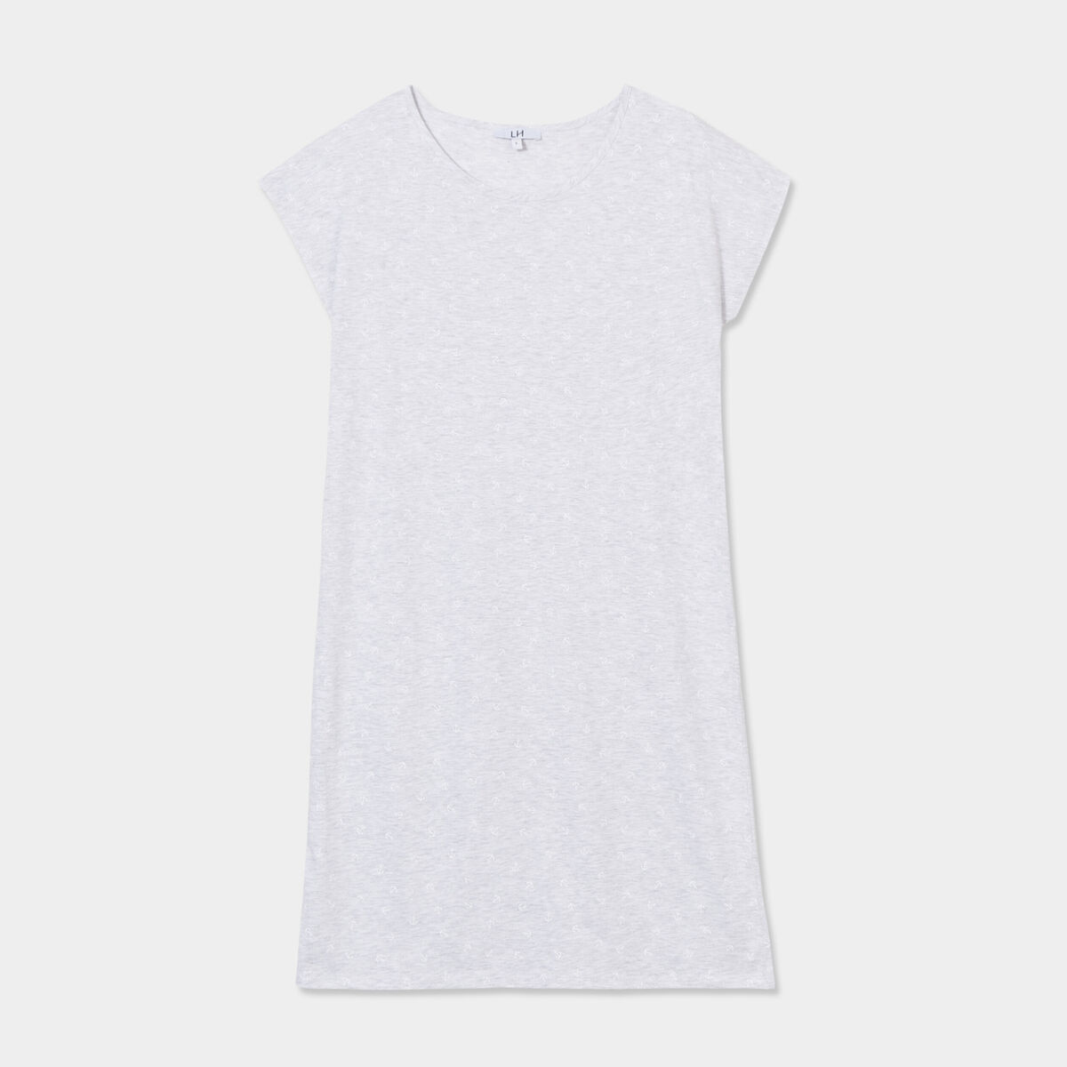Chemise de nuit gris clair femme