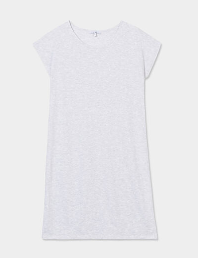 Chemise de nuit gris clair femme