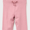 Legging côtelé coton vieux rose fille