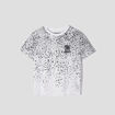 T-shirt manches courtes coton blanc gar&ccedil;on
