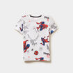 T-shirt manches courtes Spider-Man blanc garçon
