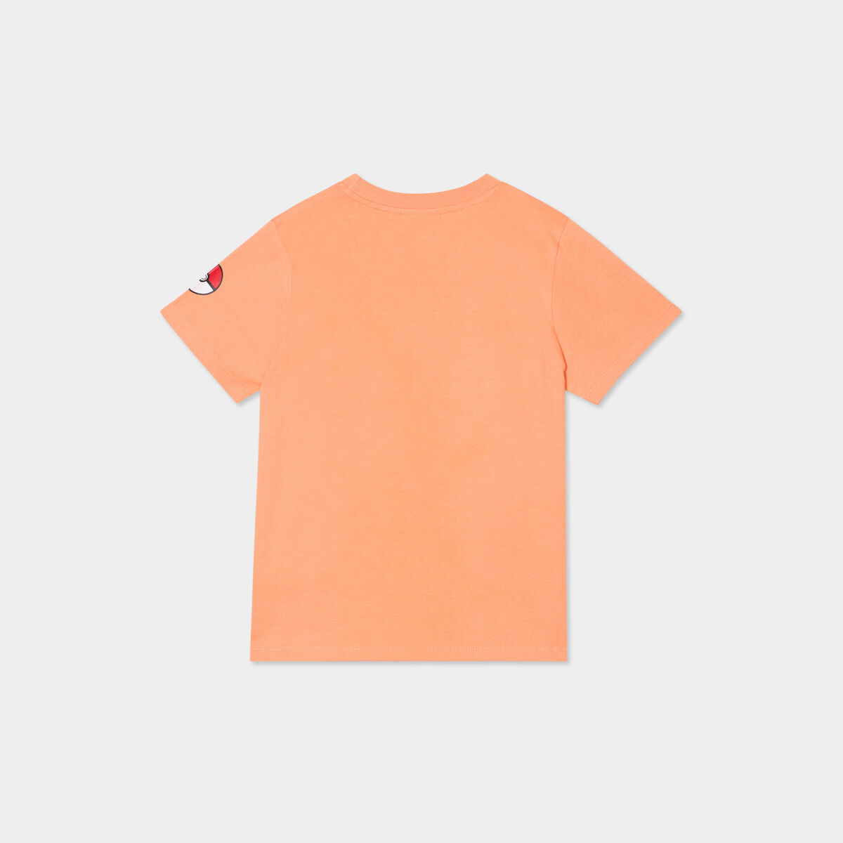 T-shirt coton manches courtes Pikachu orange fonc&eacute; gar&ccedil;on