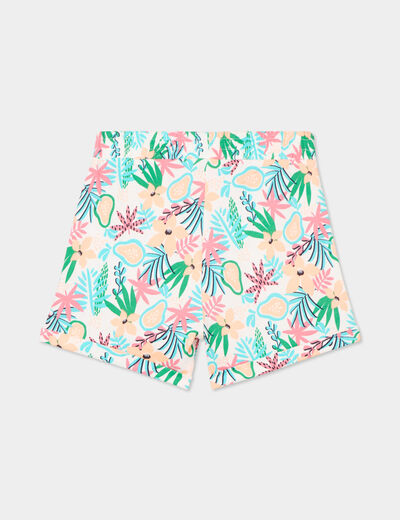 Lot 2 shorts ecru fille