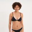 Haut de maillot de bain triangle noir femme