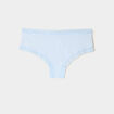 Lot 2 shortys bandes dentelle bleu ciel femme