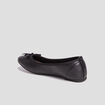 Ballerines avec noeuds noir fille