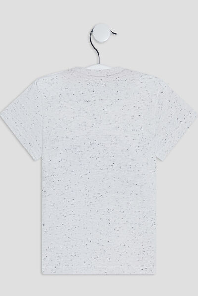 T-shirt manches courtes Creeks gris bébé garçon