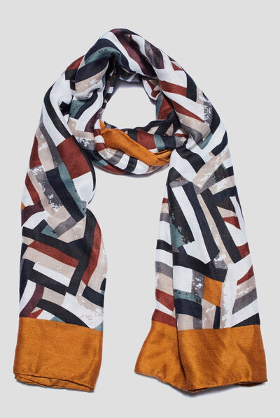Foulard multicolore femme