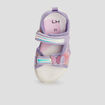 Sandales à scratchs multicolore bébé fille