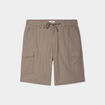 Bermuda cargo en lin mélangé gris homme