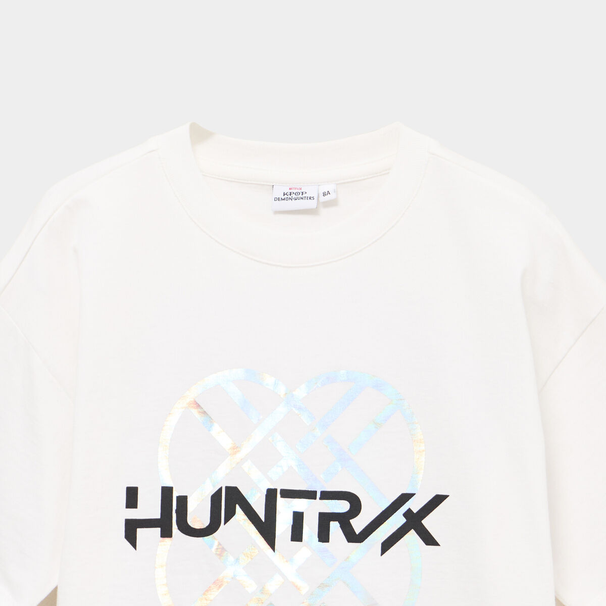 T-shirt K-Pop Demon Hunters coton ivoire fille