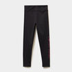 Legging taille &eacute;lastiqu&eacute;e stretch noir fille